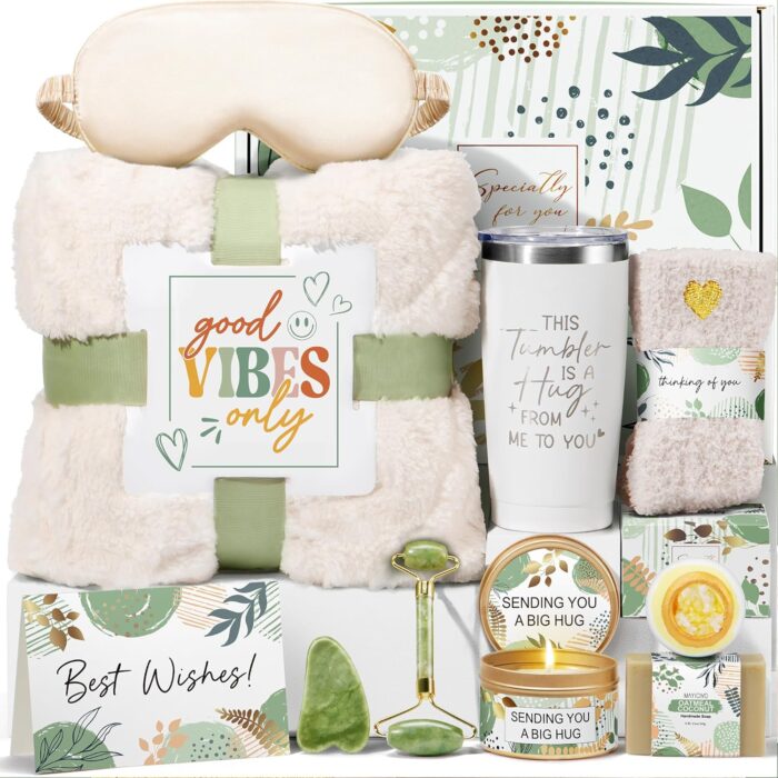 Self Care Gifts for Women Get Well Soon Gifts Basket, Birthday Gifts