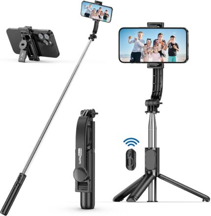 SelfieShow Selfie Stick, Extendable Selfie Stick Tripod with Wireless