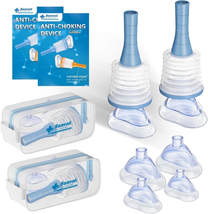 Senvok Choking Rescue Device (2 Sets) - FSA HSA Eligible - Home Kit &