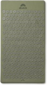 ShaktiMat Premium Acupressure Mat, Level 1 Intensity in Tulsi, Massage