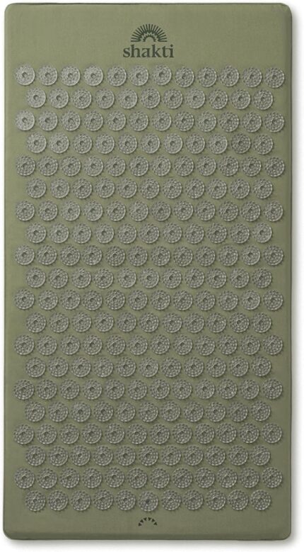 ShaktiMat Premium Acupressure Mat, Level 1 Intensity in Tulsi, Massage