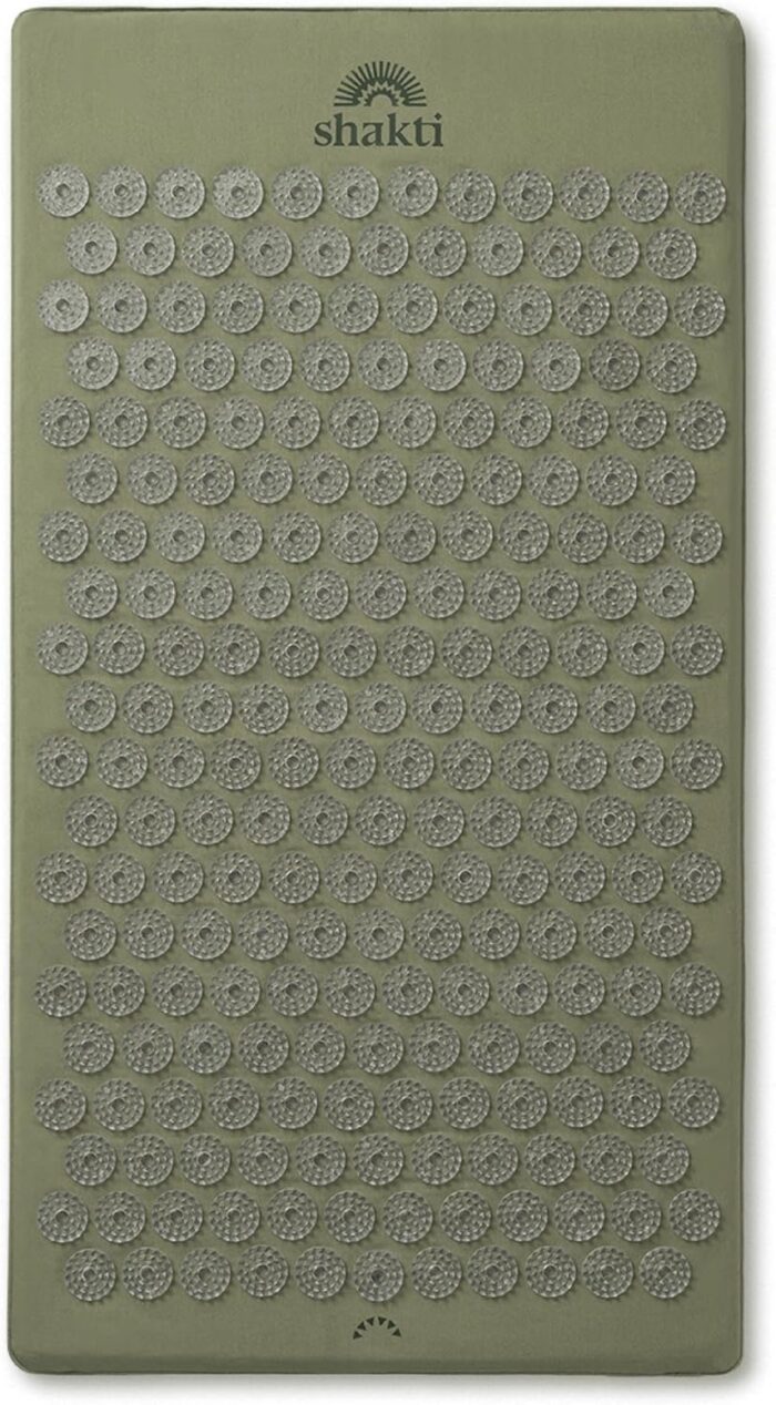 ShaktiMat Premium Acupressure Mat, Level 1 Intensity in Tulsi, Massage