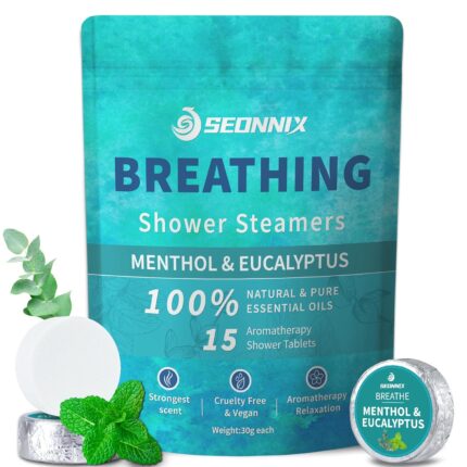Shower Steamers Aromatherapy 15 Pack, Menthol & Eucalyptus Shower