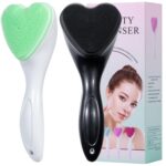 Silicone Face Scrubber Exfoliating Brush 2 Pack, Manual Handheld