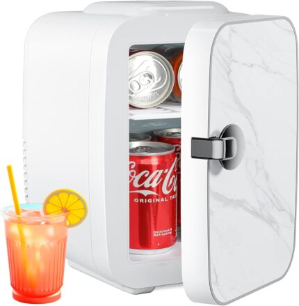 Simple Deluxe 4 Liter/6 Cans Mini, Cooler & Warmer Portable Small