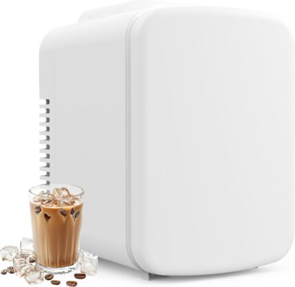 Simple Deluxe 4L/6 Can Portable Mini, Cooler & Warmer Small