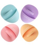 Slick- Silicone Facial Cleansing Brush, 4 Pack, Silicone Face Scrubber