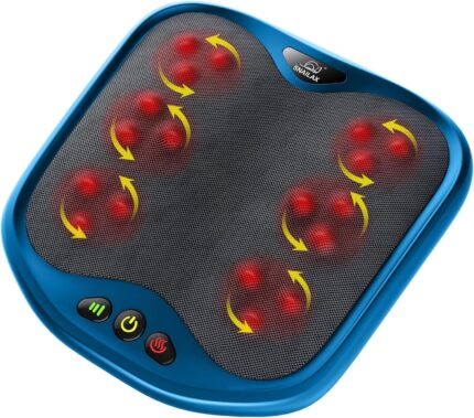 Snailax Foot Massager with Heat, Gifts for Men/Women, Kneading Shiatsu