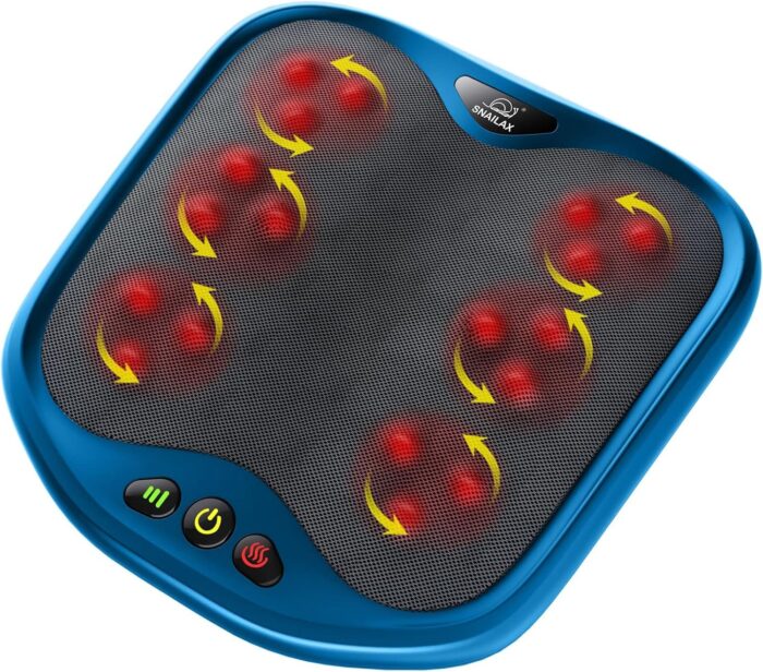 Snailax Foot Massager with Heat, Gifts for Men/Women, Kneading Shiatsu