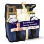 SpaLife Men's Sandalwood Luxury Spa Skincare Set - Complete Care Kit