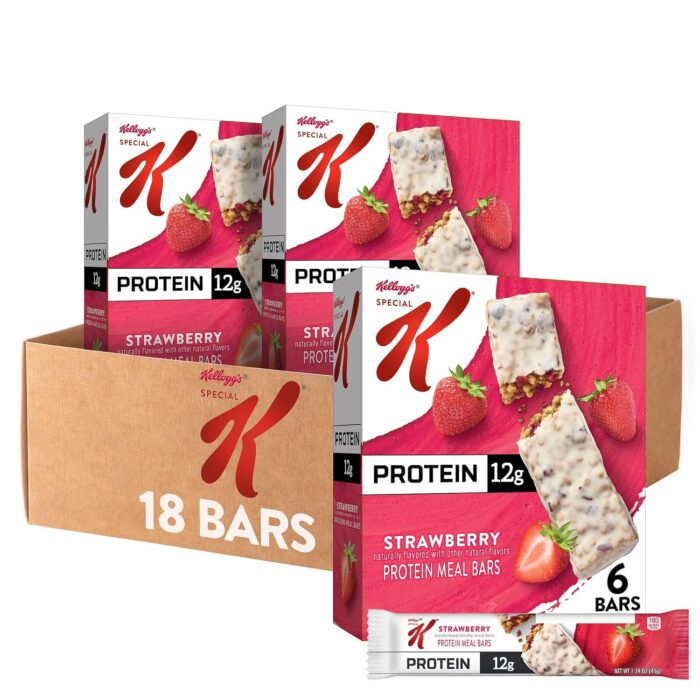 Special K Bar Protein Meal Bars, Meal Replacement, Strawberry (3