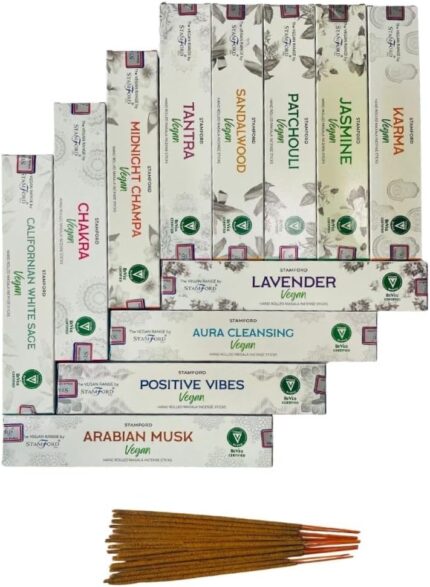 Stamford Masala Vegan Incense Sticks Variery Pack - 180 Incense Sticks