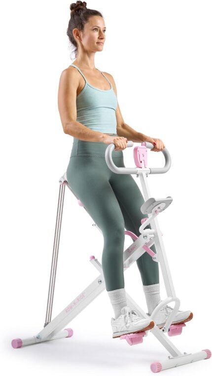 Sunny Health & Fitness Smart Upright Row-N-Ride Trainer