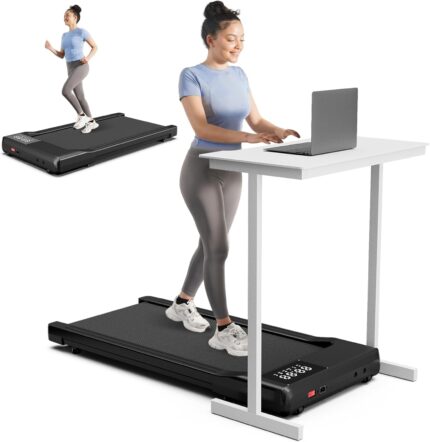 SupeRun Walking Pad, Under Desk Treadmill, 3 in 1 Portable