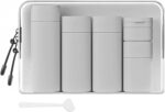 Suteng Travel Bottles for Toiletries, TSA Approved 5 Pack Travel Size