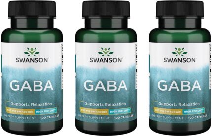 Swanson GABA - Amino Acid Supplement Promoting Calm & Relaxation to