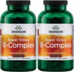 Swanson Super Stress B-Complex - Vitamin Supplement for Relaxation &