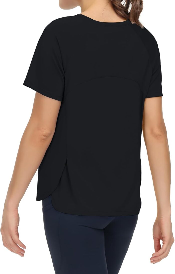 THE GYM PEOPLE Women's Short Sleeve Workout Shirts
