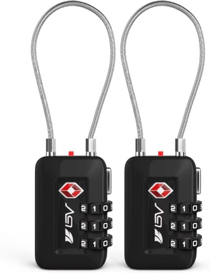 TSA Accepted Luggage Travel Lock, Set-Your-Own Combination Lock for