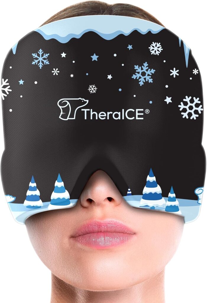 TheraICE Migraine Relief Cap, Cooling Gel Hat, Soothing Headache Ice