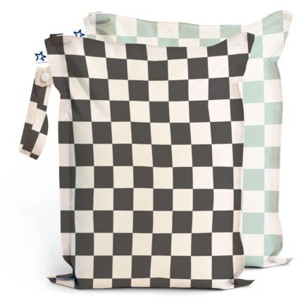 Tiny Twinkle Mess-proof Waterproof Wet Dry Bag | 2 Pack Reusable for