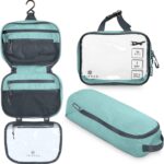 Toiletry Bag Kit Set: Hanging Travel Toiletry Bag + 311 TSA Cosmetic