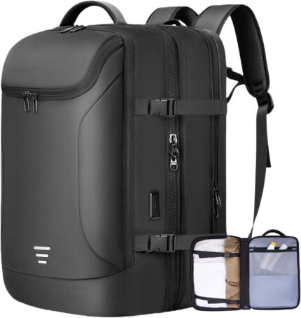 Travel Backpack for Men 50L Expandable Flight Approved Carry on