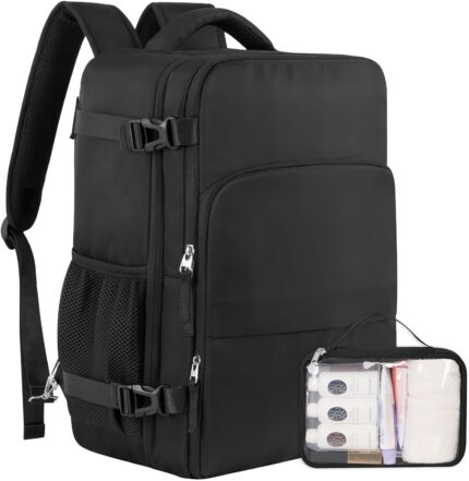 Travel Backpack for Men Women, Personal Item Travel Bag with