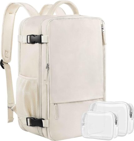 Travel Backpack for Women, Expandable 40L Carry on Flight Approved