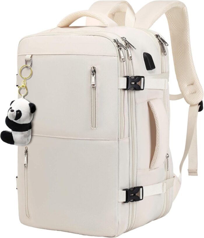 Travel Backpack for Women Men, Large Hand Luggage Backpack, Expandable