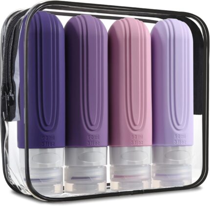 Travel Bottles for Toiletries, Tsa Approved 3oz Travel Size Containers
