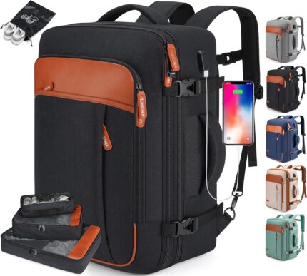 Travel Laptop Backpack,42L Carry on Luggage, Flight Approved