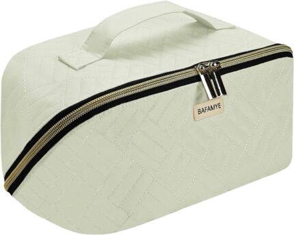 Travel Makeup Bag - 4L Compact Cosmetic Organizer Bag, Makeup Toiletry