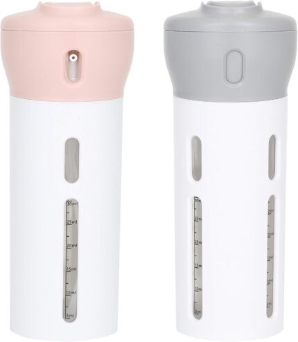 Travigo 4-in-1 Travel Dispenser Bottle, TSA Approved, Includes Four