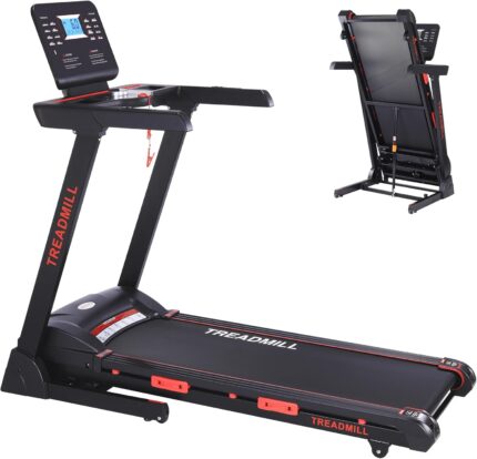 Treadmill with Auto Incline,Running Machine with Heart