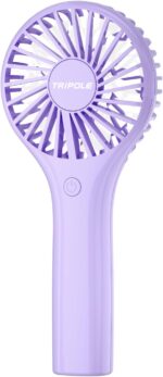 TriPole Portable Handheld Fan - Mini Personal with 3 Speeds, Powerful