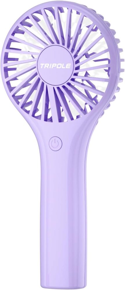 TriPole Portable Handheld Fan - Mini Personal with 3 Speeds, Powerful