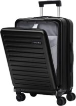 TydeCkare 20 Inch Luggage Carry On with Front Compartment,