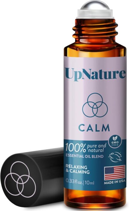 UpNature Calm Essential Oil Roll On - 100% Natural Stress Relief