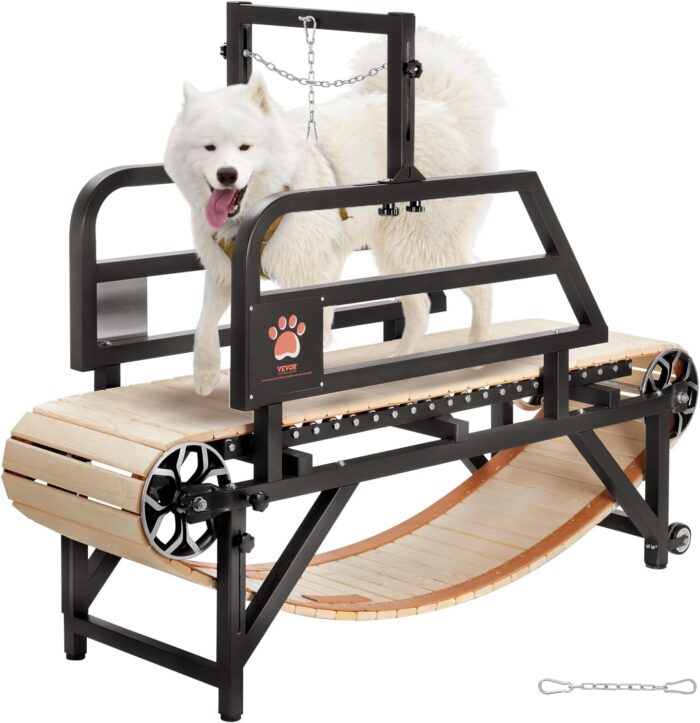 VEVOR Dog Treadmill for Large/Medium Dogs with Brake,