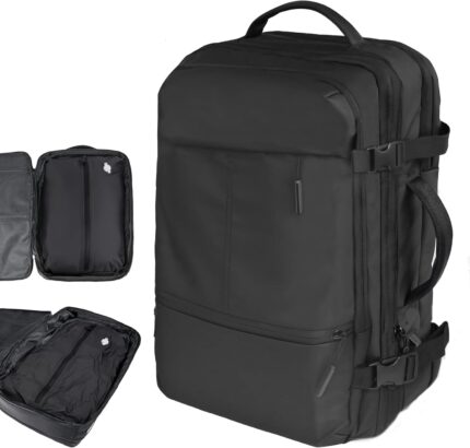 VacPack Backpack with Vacuum Pump, Airback Travel Backpack, 50L