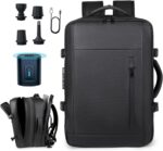 Vacuum Backpack Travel with Pump,60L Expandable Backpack with