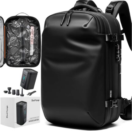 Vacuum Seal Compression Travel Backpack 60L Expandable Airback