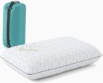 Vaverto Small Memory Foam Bed Pillow for Camping - Compressible Medium