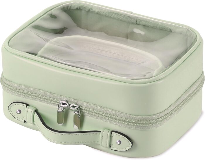 Veki Transparent Makeup Bag Travel Cosmetic Bags Case Waterproof