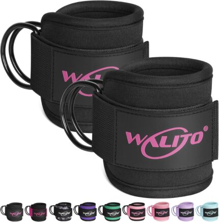 WALITO Gym Ankle Straps for Working Out - Glute Ankle Cuff