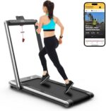 Walking Mat Treadmills Portable for Home & Office LED