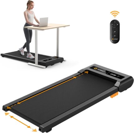 Walking Pad, 2.5HP Under Desk Treadmill for Home Office, 300
