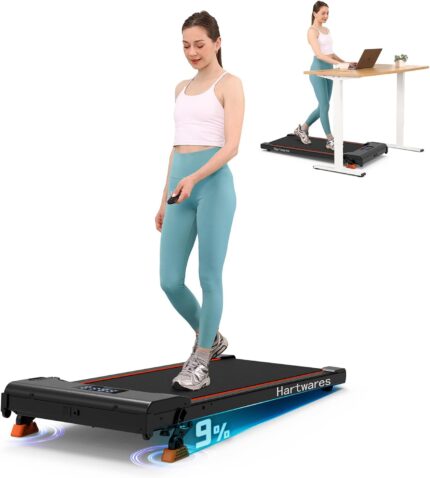 Walking Pad Under Desk Treadmill - Portable With Remote