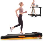 Walking Pad with Incline, Under Desk Portable Foldable